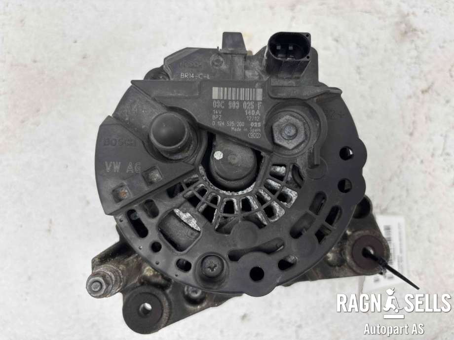 Dynamo til Audi A3 2012-2016 (Type III, Fase 1)  (BOSCH|03C 903 025 F||03C 903 025 FX|F00M144197|012452520002S)
