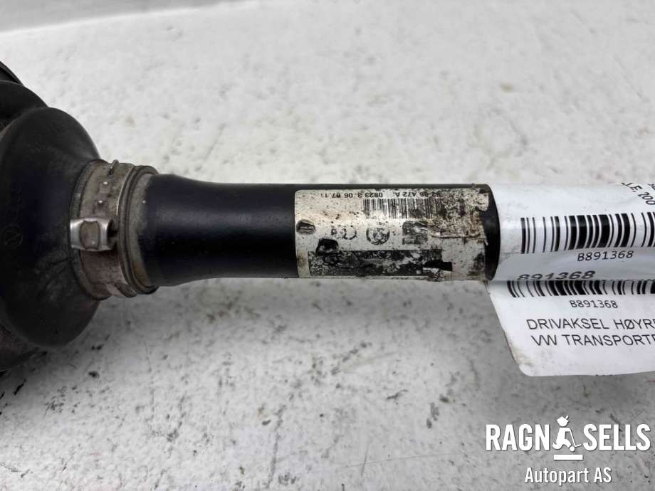 Drivaksel høyre foran, diesel/manuell til VW Transporter / Caravelle 2009-2015 (Fase 2) (T5) (T5) (7E0 407 272 AD||7E0 407 272 BF|7E0 407 452 DX)