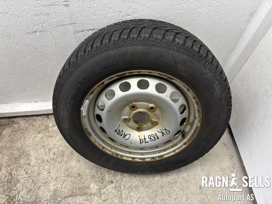 Hjulsett stål vinter til VW Caddy 2015-2020 (Type III, Fase 3) (GOODYEAR|5X112/ET47/57.1|195/65R15 95T|)