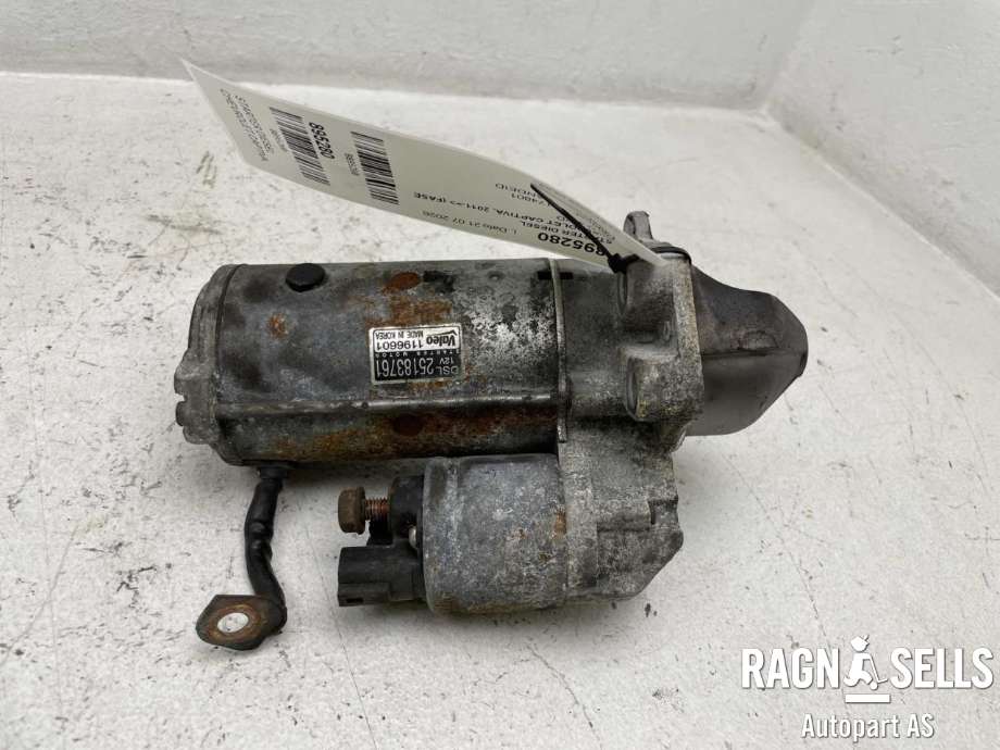 Starter diesel til Chevrolet Captiva 2011-->> (Fase 2) (VALEO|25183761||95520319|1202487|4802243)
