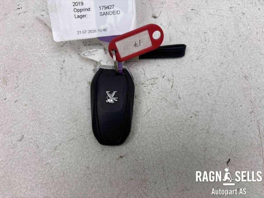 Nøkkel til Peugeot 3008 2016-->> (Type II) (98 281 182 ZD|)