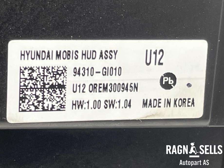 Instrument head-up display (HUD) til Hyundai Ioniq 5 2021-->>  (94310GI 010|)
