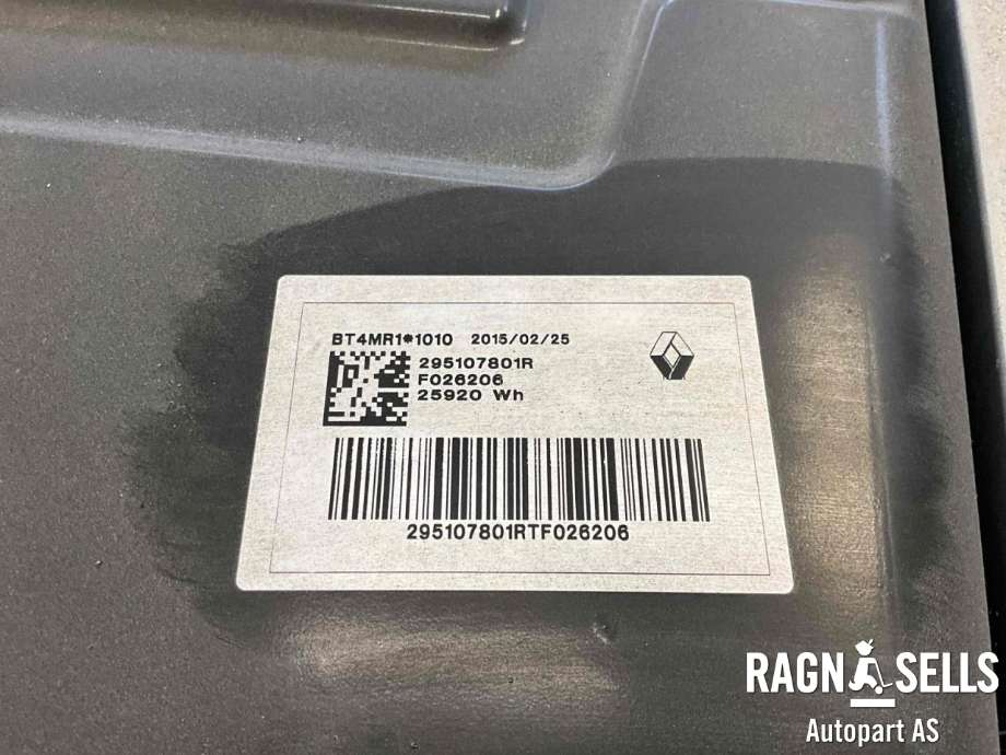 Batteripakke elbil til Renault Zoe 2013-2019 (Fase 1) (N/A||295107801R|BT4MR1|F026206)
