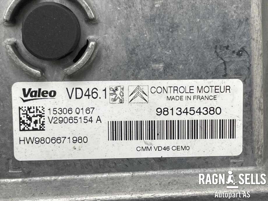 Styreenhet motor til Peugeot 2008 2013-2019 (Type I) (16 289 301 80||98 134 543 80|16 776 149 80)
