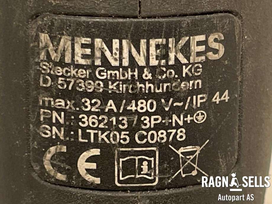 Batterilader kabel til Renault Zoe 2013-2019 (Fase 1)  (MENNEKES||1531541)