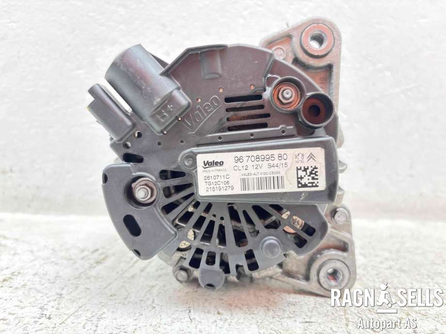 Dynamo til Peugeot 2008 2013-2019 (Type I)  (VALEO|96 708 995 80||98 186 779 80|1.64 823 218 E9|CL12|S44/15|2610711C|TG12C106|1608064580| 1612380080| 1619607980| 1648232180| 9670899580| 9810971880| 9818677980| 955246)