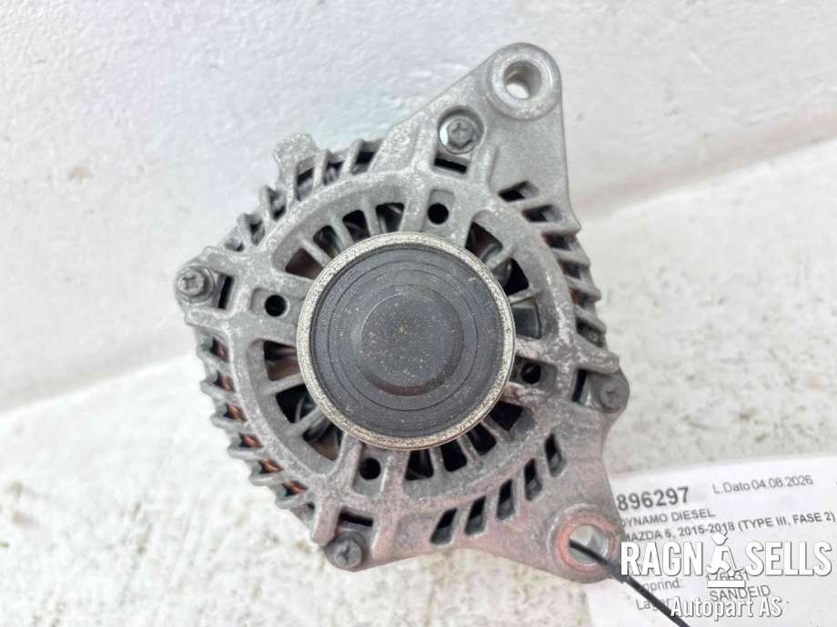 Dynamo diesel til Mazda 6 2015-2018 (Type III, Fase 2)  (SH1N-18-300A||SH1N-A2TX9781|SH1N|A2TX9181|A2TX9781|6823)