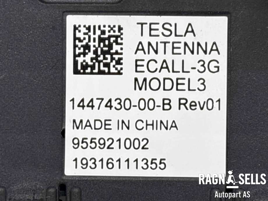 Antenne til Tesla Model 3 2018-2023 (Fase 1)  (1447430-00-B|)