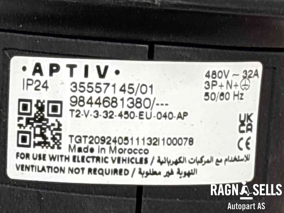 Batterilader kabel til Opel Corsa-e 2019-->> (|9844681380|35557145/01|T2V3-32-450-EU-040-AP)