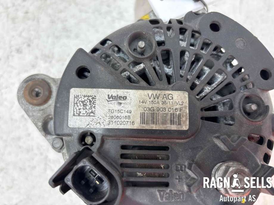 Dynamo diesel til Audi Q5 2008-2012 (Type I, Fase 1) (VALEO|03G 903 016 F||03G 903 016 FX)