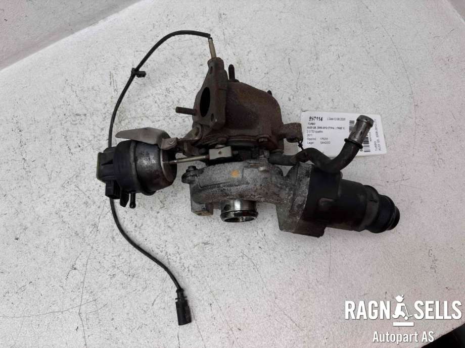 Turbo til Audi Q5 2008-2012 (Type I, Fase 1) (03L 145 701 E|03L145701A|03L145702E|03L145701C|03L145702N|03L145701AV|03L145701AX|03L145701CV|03L145701CX|03L145701EV|03L145701EX|03L145702EV|03L145702EX|03L 131 11|)