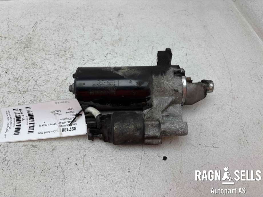Starter diesel til Audi Q5, 2008-2012 (Type I, Fase 1)  (BOSCH|03L 911 021 C)