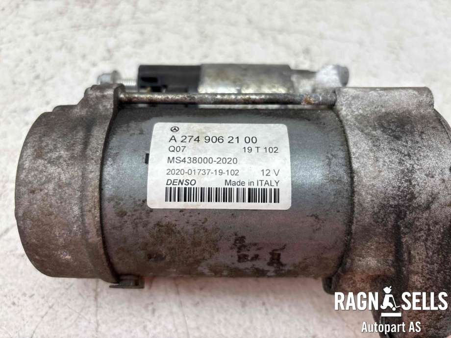 Starter til Mercedes C-Klasse 2014-2018 (Fase 1) (W205) (W205) (DENSO|A 274 906 21 00||A 274 906 21 00 88|23300HG00B|233004GD0B|233004GD0C|A2749060400|A2749061600|2749060400|2749061600|2749062100|23300-HG00D|23300-HG00E|23300-4GD0B|23300)