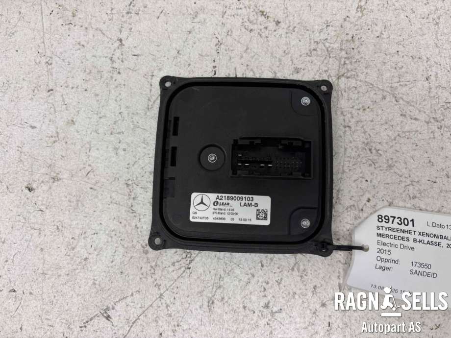 Styreenhet xenon/ballast til Mercedes B-Klasse, electric drive, 2014-2018 (W242) (W242) (A 218 900 91 03)