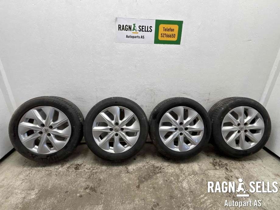 Hjulsett aluminium sommer til Renault Zoe 2013-2019 (Fase 1) (YOKOHAMA|4X100/ET44/60.1|195/55R16 87W|)