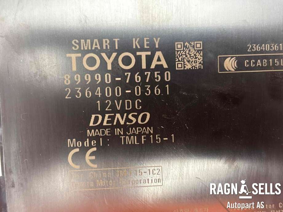 Styreenhet nøkkelfri/keyless til Lexus UX 2018-->>  (DENSO|899H076530||89990-76750|236400-0361)