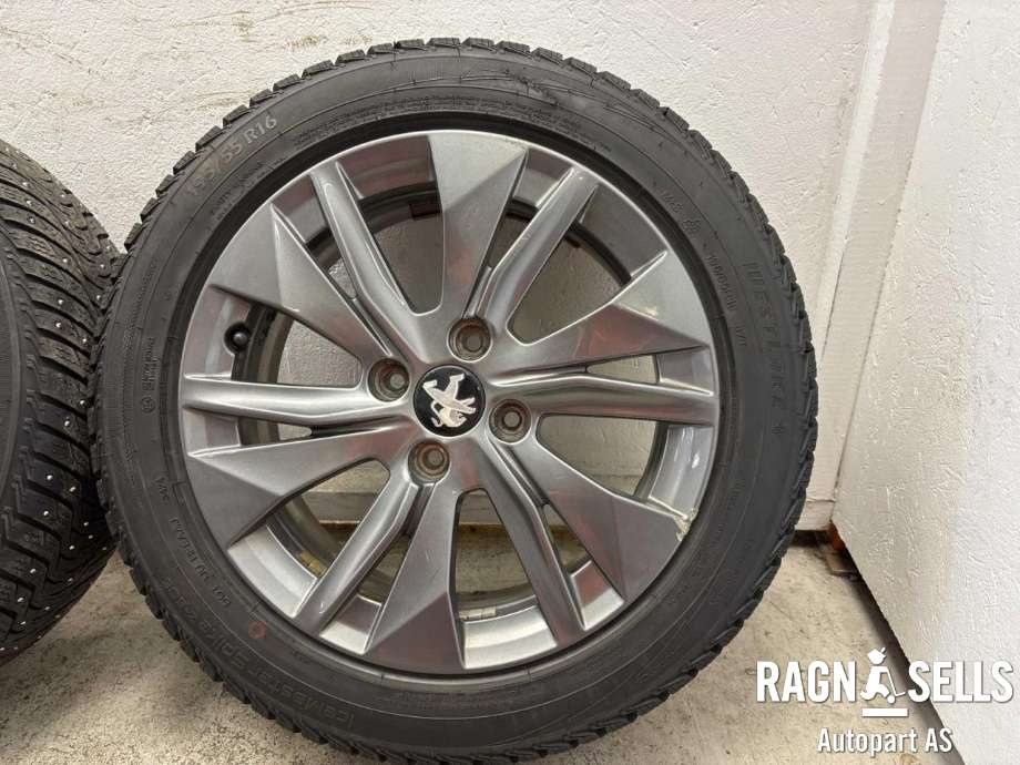 Hjulsett aluminium vinter til Peugeot e-208 2019-->> (WESTLAKE|4X108/ET32/65.1|195/55R16 87T|9828185580)