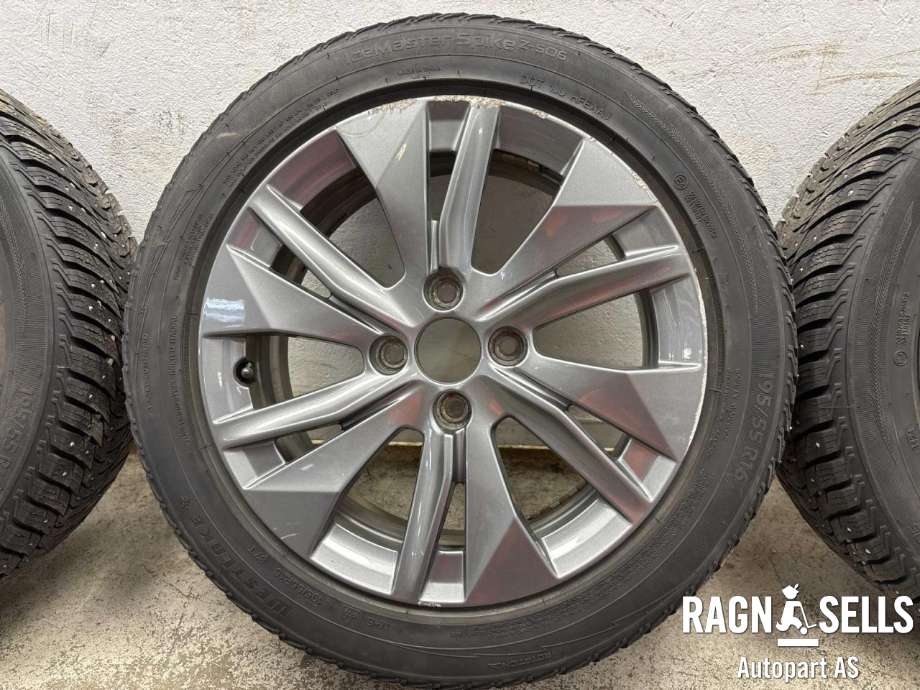 Hjulsett aluminium vinter til Peugeot e-208 2019-->> (WESTLAKE|4X108/ET32/65.1|195/55R16 87T|9828185580)