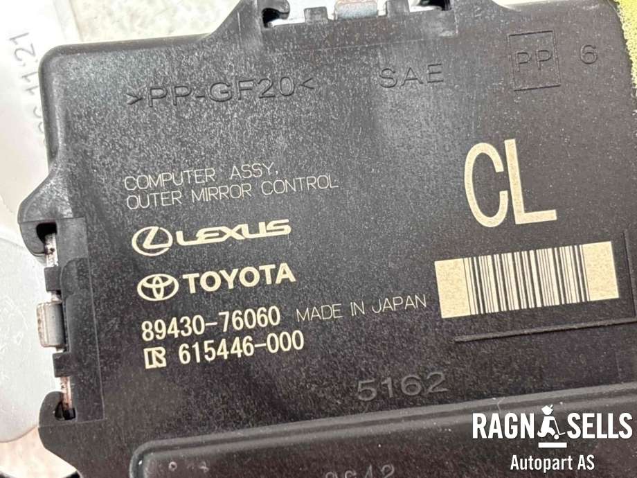 Styreenhet diverse til Lexus UX 2018-->> (89430-76060||615446-000)