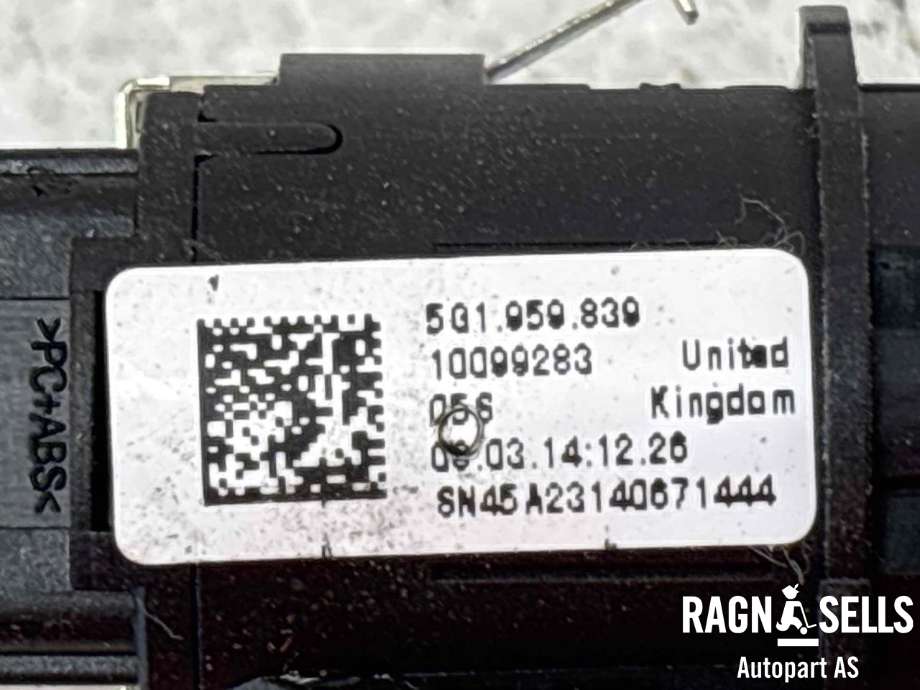 Bryter start/stopp til VW Golf VII 2012-2017 (Fase 1)  (5G1 959 839 A|)