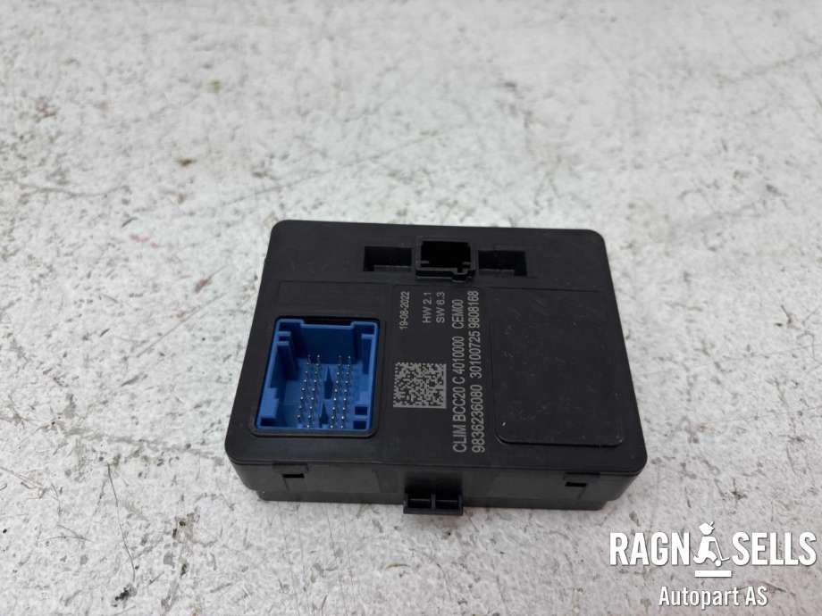 Styreenhet klima/aircondition til Opel Corsa-e 2019-->> (16 755 855 80|98 362 360 80|30100725|9808168|)