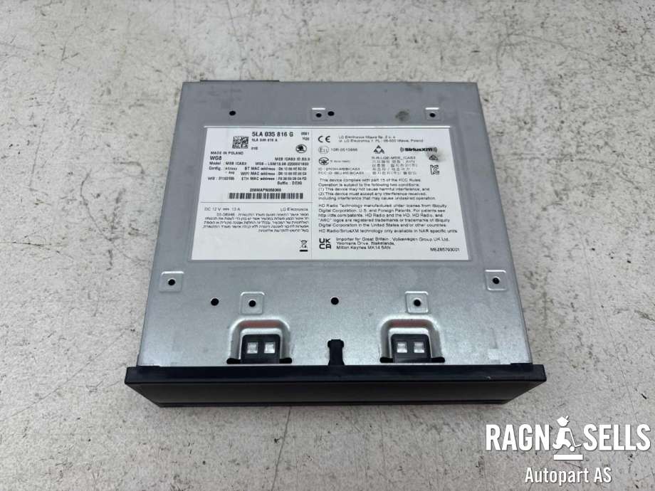 Bilstereo til Škoda Enyaq 2021-->>  (5LA 035 816 M|5LA 035 816 G|)
