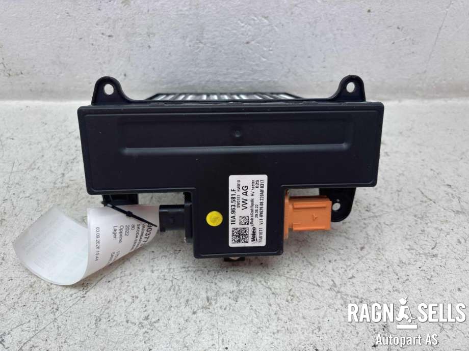 Varmeapparat PTC-heater til Škoda Enyaq 2021-->>  (1EA 963 581 F|1EA 963 581 E|)