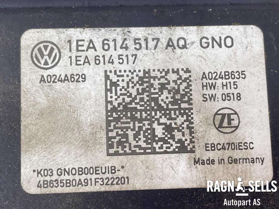 ABS sentral til Škoda Enyaq 2021-->> (N/A|1EA 614 517 AQ|1EA 614 517 AQGN0|LNC185|C99F1|PY22159757DLH|1EA614517|)