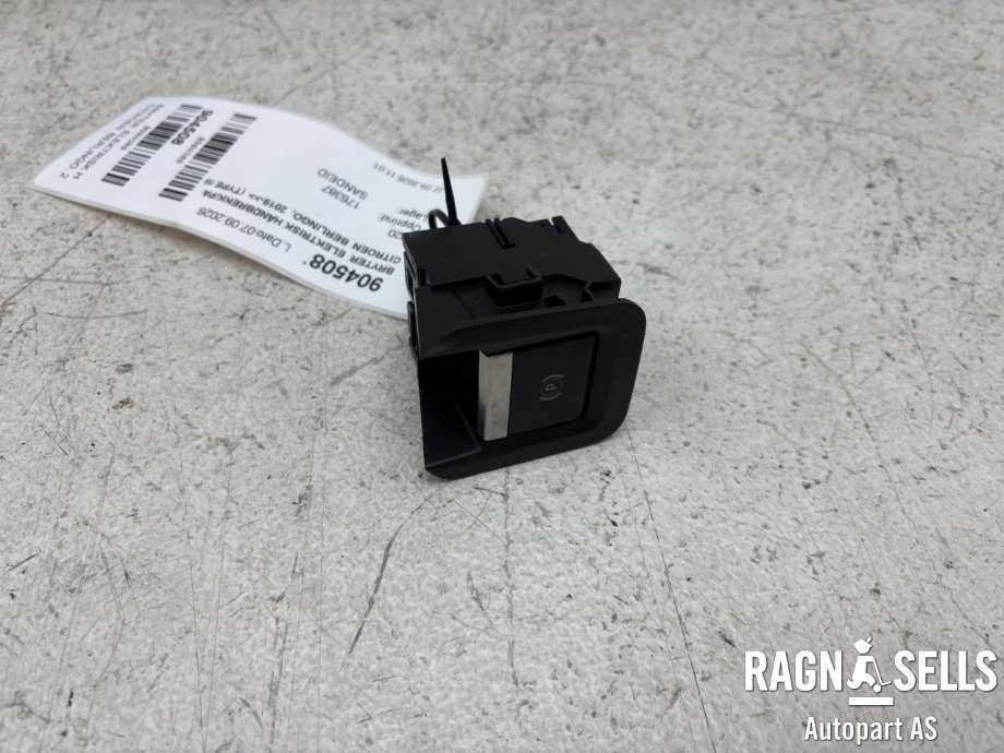 Bryter elektrisk håndbrekk/parkbrems til Citroën Berlingo 2019-->> (Type III) (98 131 463 ZD|98 197 256 71|9813146377|10132817-05|A007PP|)