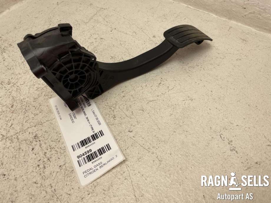 Pedal gass til Citroën Berlingo 2019-->> (Type III) (96 748 297 80|98 380 281 80|86 ET 40 26007028|)