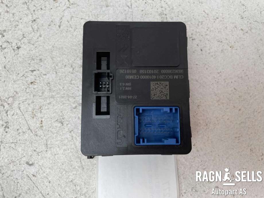 Styreenhet klima/aircondition til Peugeot e-208 2019-->>  (16 755 812 80|98 362 360 80|)