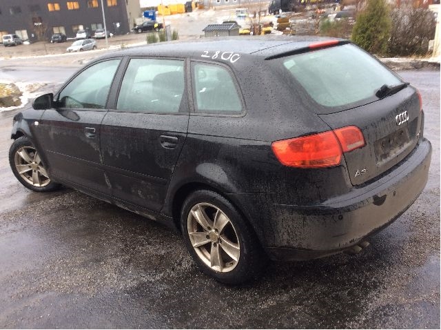 Audi A3 2003-2008 (Type II, Fase 1) , Motorkode: BKC;BLS;BXE, Girkassekode: JCR