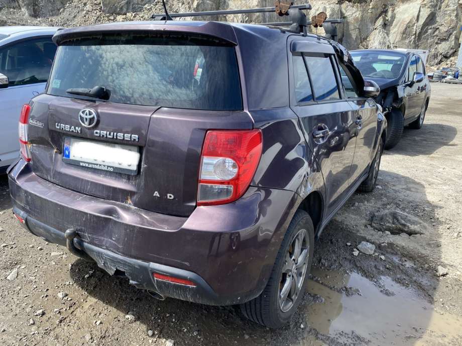 Toyota Urban Cruiser 2009-2014 , Motorkode: 1ND-TV, Girkassekode: 