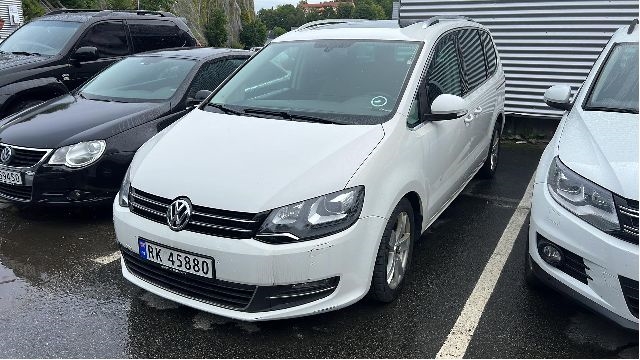 VW Sharan 2010-->> (Type II) , Motorkode: CFFB, Girkassekode: NLL
