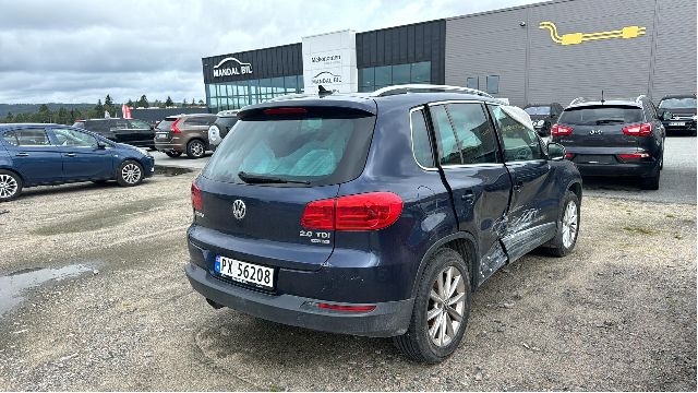 VW Tiguan 2011-2016 (Type I, Fase 2) , Motorkode: CFFB, Girkassekode: NGH