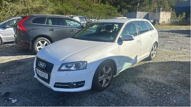 Audi A3 2009-2012 (Type II, Fase 2) , Motorkode: CAXC, Girkassekode: 