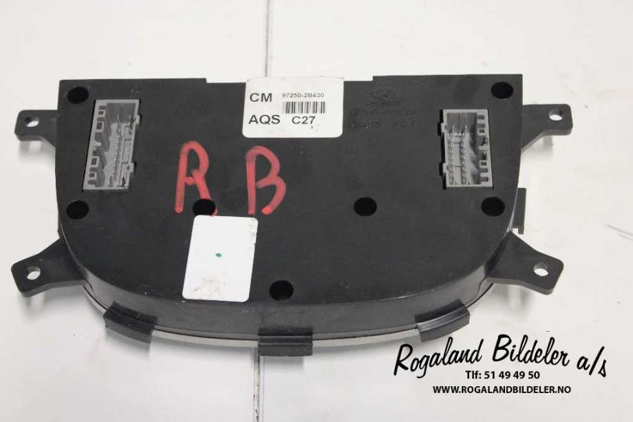 Varmeapparat betjening til Hyundai Santa Fe 2006-2009 (Type II, Fase 1) (HYUNDAI|97250 2B430CA|)