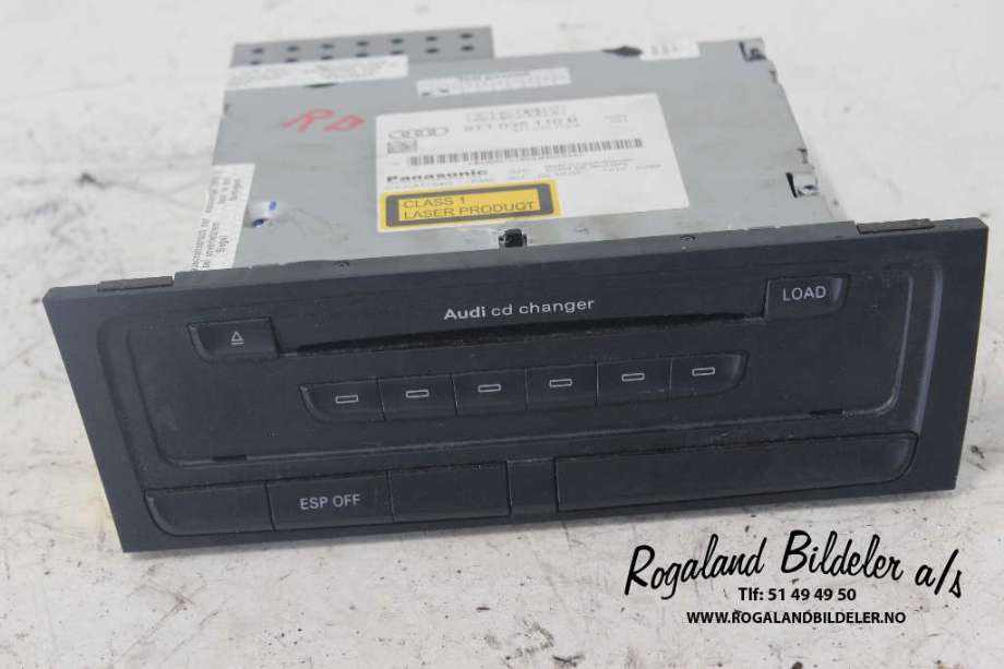 Bilstereo til Audi A4, 2007-2014 (Type IV) (B8) (B8) (AUDI|4E0 910 541)