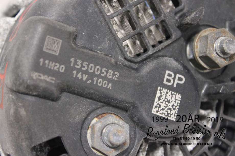 Dynamo til Opel Astra J 2010-2015  (OPEL|13581885|)