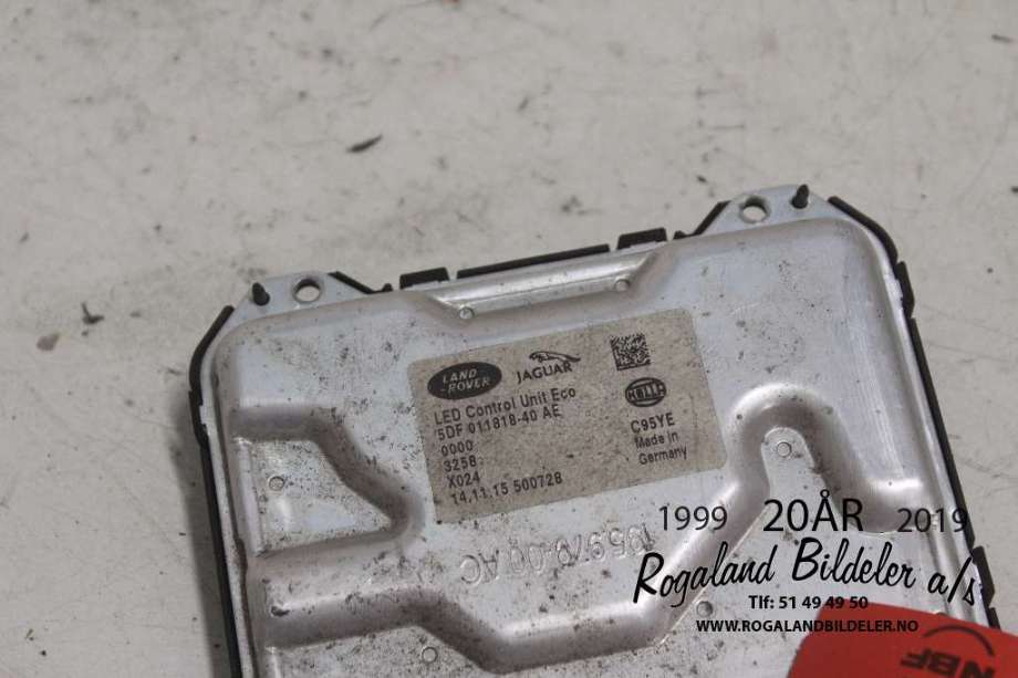Styreenhet xenon/ballast til Jaguar XE 2015-->> (T4N13306|GX7313B626AA|5DF 011818-40 AE)