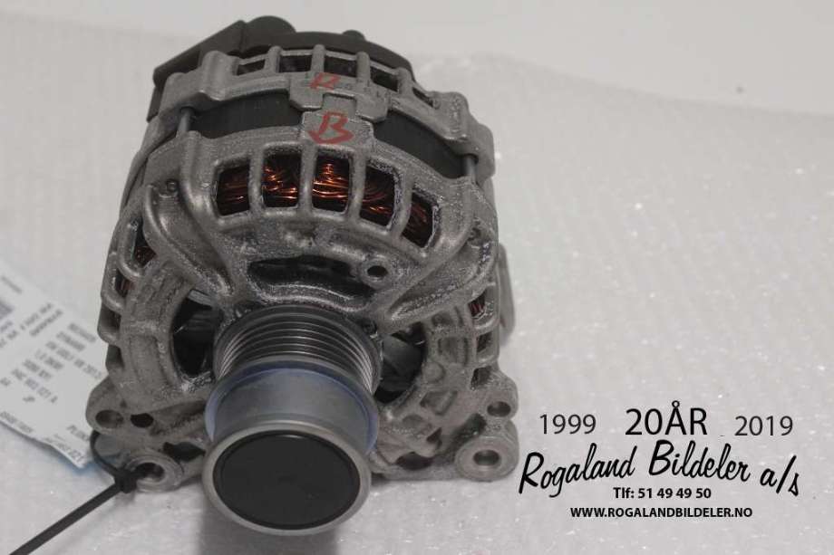 Dynamo til VW Golf VII 2017-2020 (Fase 2) (VOLKSWAGEN|04C 903 021 A|)
