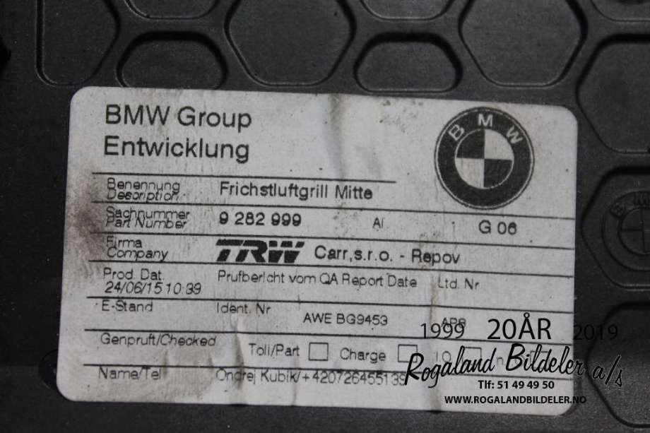 Varmeapparat betjening til BMW i3 2013-2022  (BMW|61 31 5 A0A 3F7|61 31 5 A0A 3F6|61 31 9 379 121)