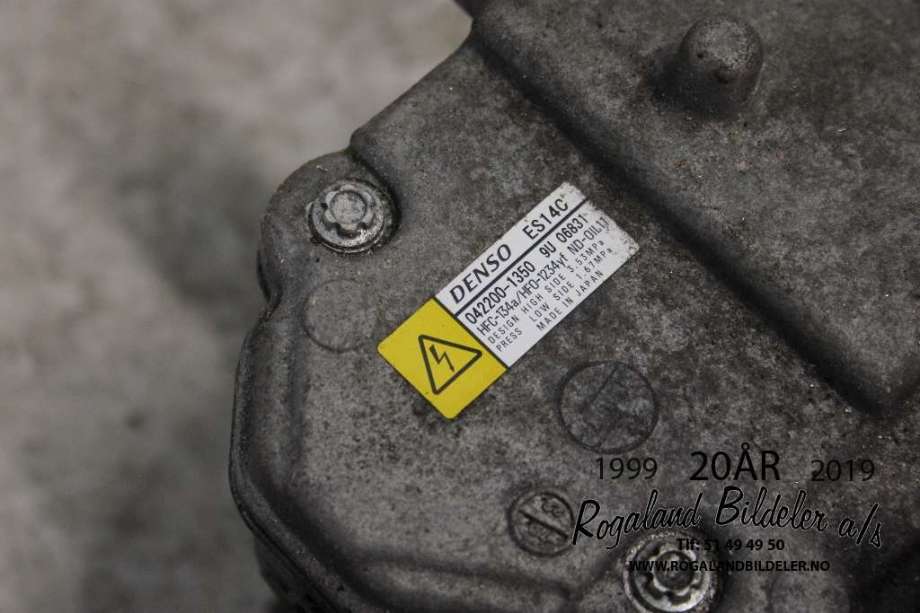Aircondition kompressor til Toyota Yaris 2014-2020 (Type III, Fase 2)  (TOYOTA|8837052012|)