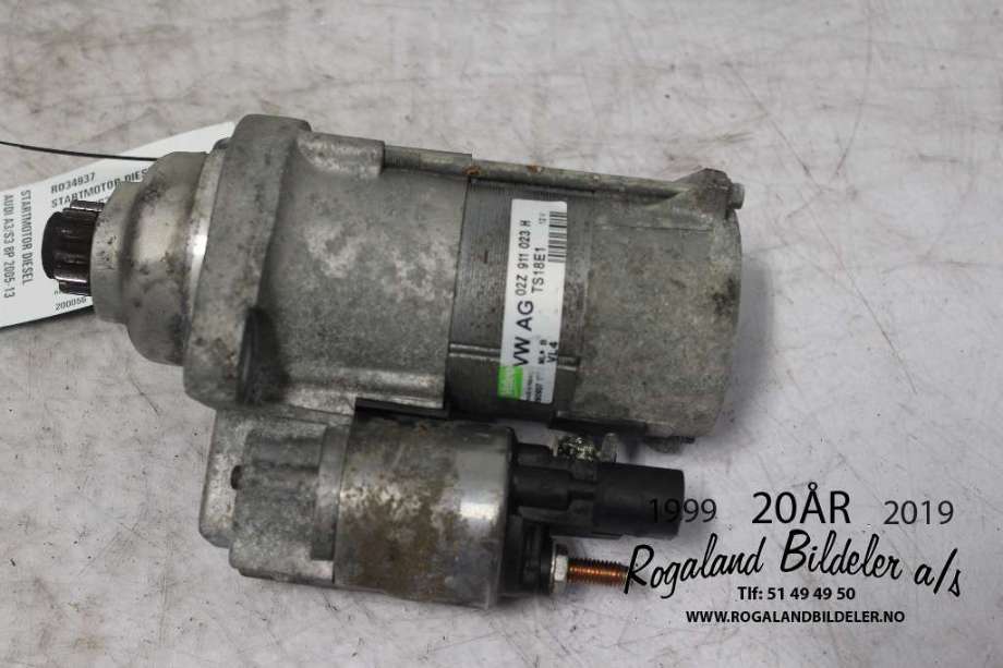 Starter diesel til Audi A3 2003-2008 (Type II, Fase 1) (AUDI|2Z 911 023 FX|)