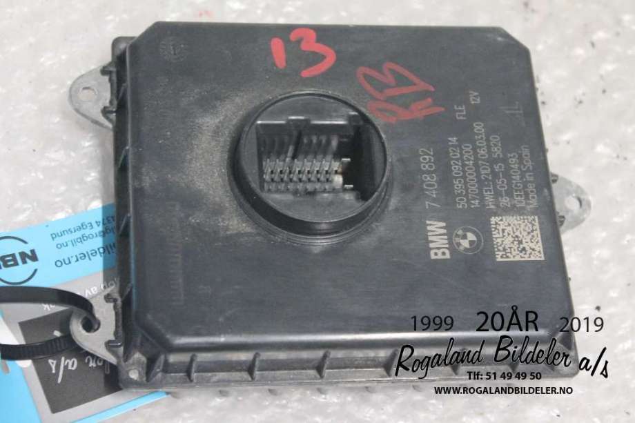 Styreenhet xenon/ballast til BMW i3, 2013-2022  (BMW|7 408 892)