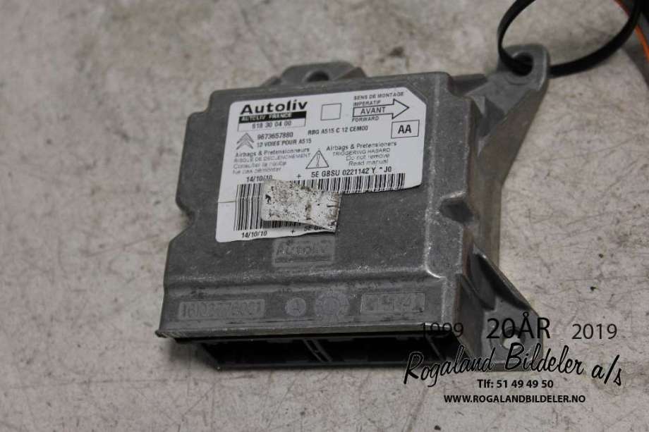 Airbag elektronikk til Citroën C3 2010-2016 (Type II) (CITROEN|6546 T7|)