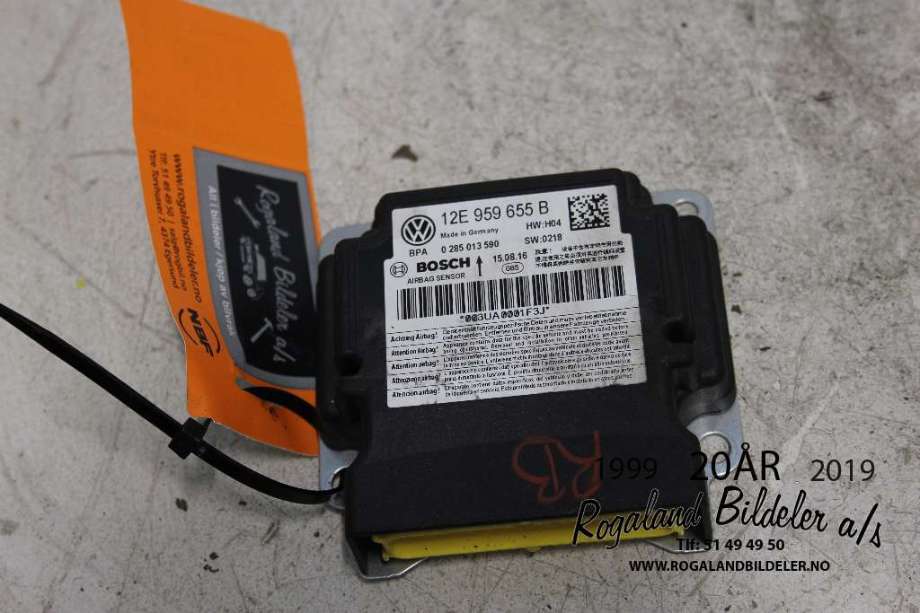 Airbag elektronikk til VW E-Up, 2013-2019  (VOLKSWAGEN|1S0 959 655 B)