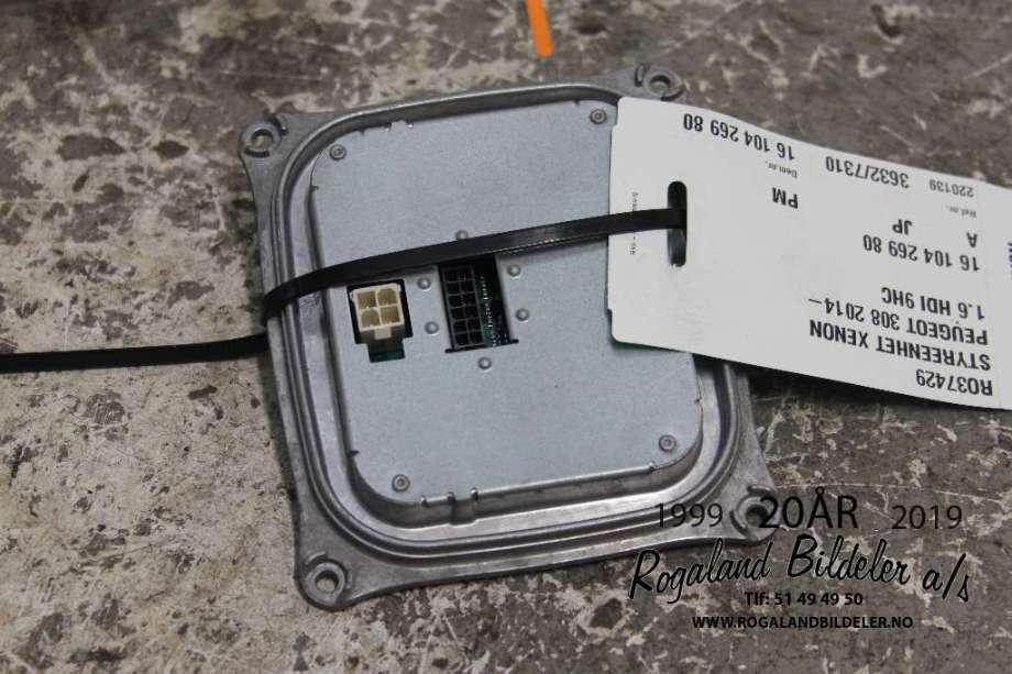 Styreenhet xenon/ballast til Peugeot 308 2013-2021 (Type II)  (PEUGEOT|16 104 269 80|)