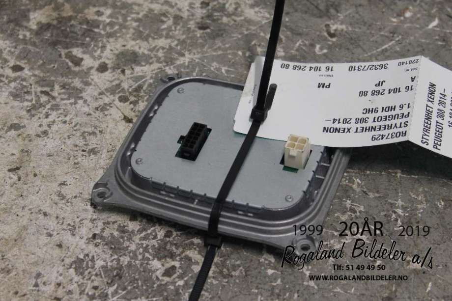 Styreenhet xenon/ballast til Peugeot 308 2013-2021 (Type II)  (PEUGEOT|16 104 268 80|)