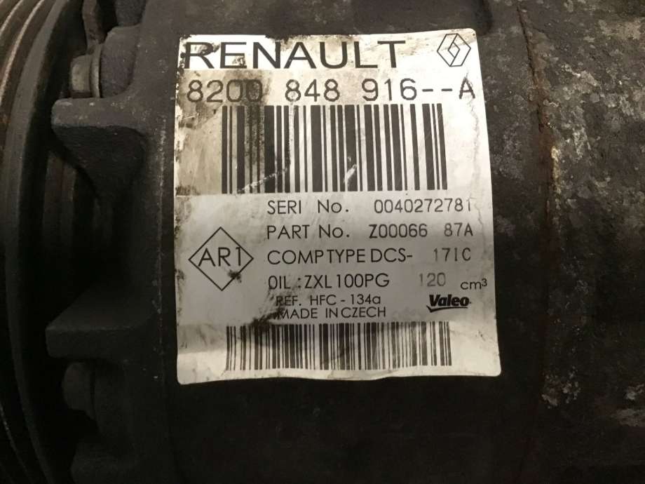 Aircondition kompressor til Opel Movano 2010-->> (OPEL|93867705|95507849|95521423)